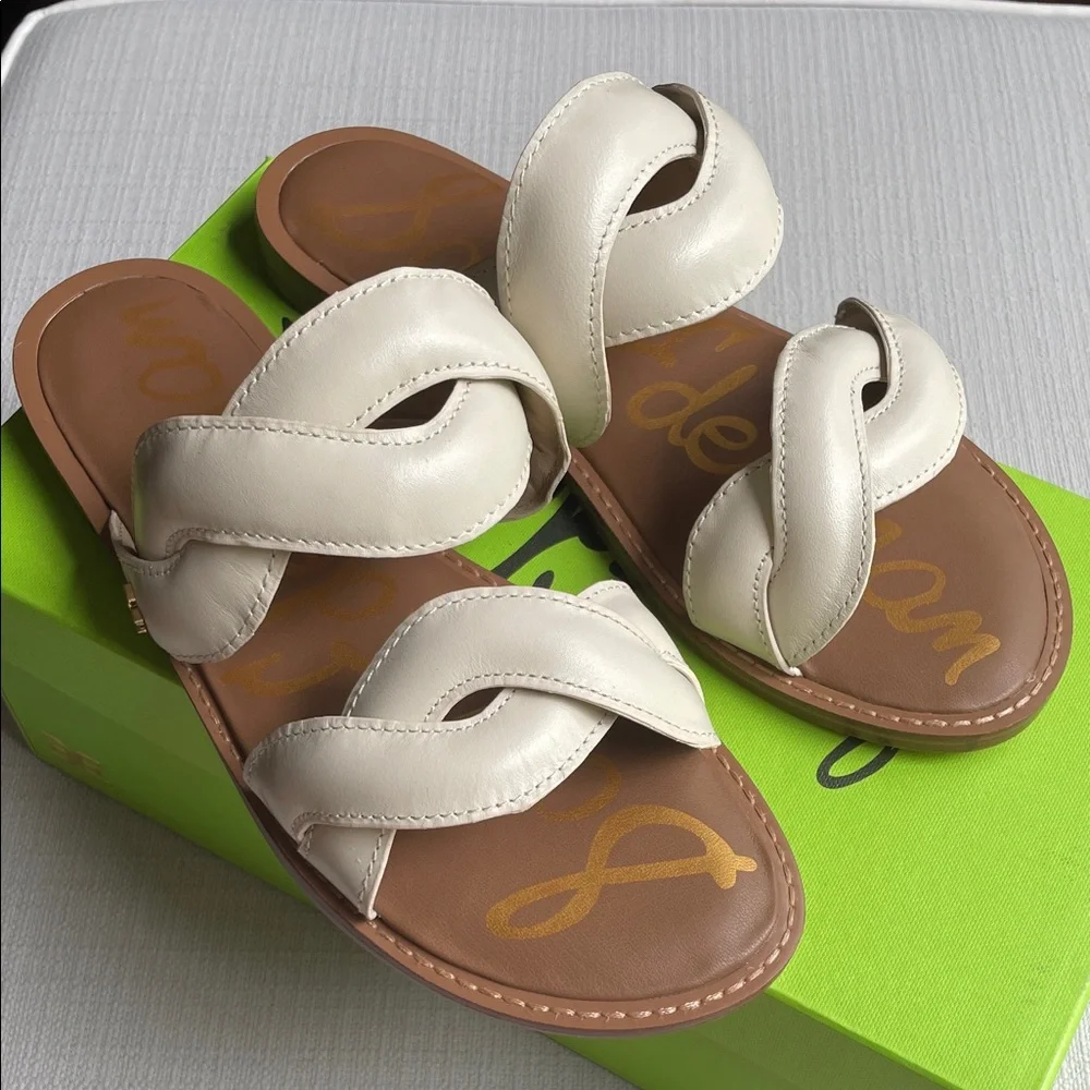 Sam Edelman Hellen Slide Sandal - MODERN IVORY, Size 8 M